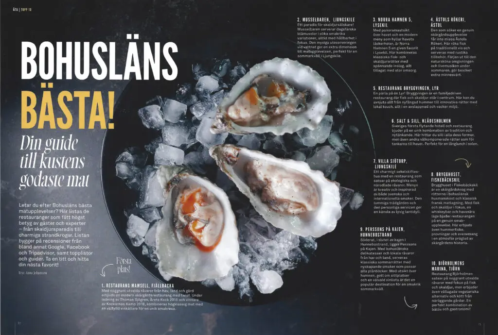 artikel bohusläns bästa guide kustens godaste mat genom annaejohansson